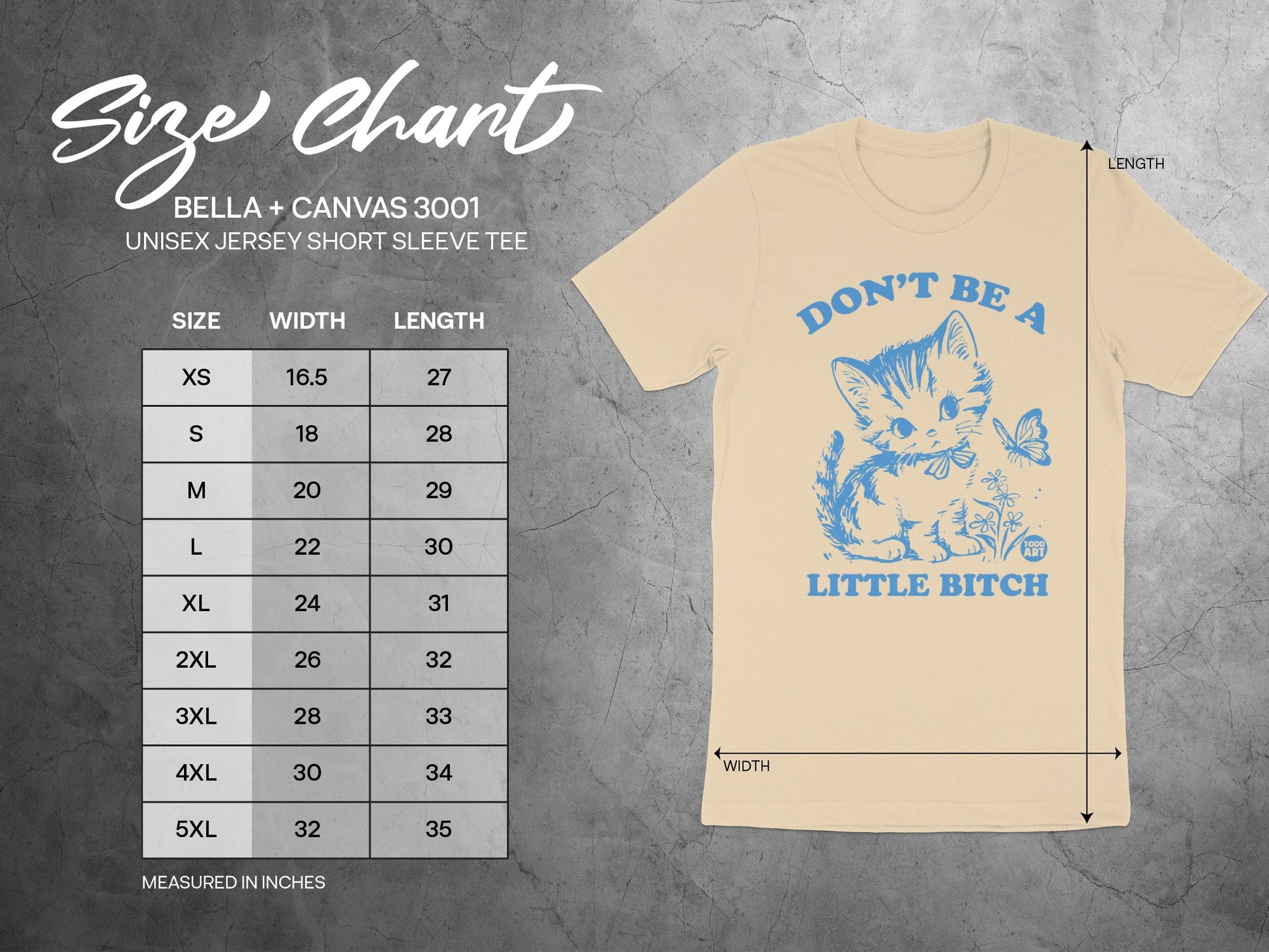 Cute Kitten Don't Be A Little Bitch Tee Shirt product
