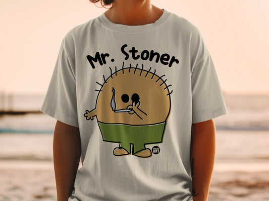 Mr. Stoner Design with Cartoon Character t-shirt