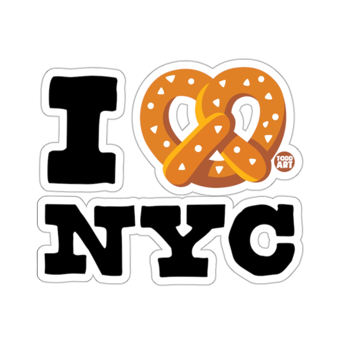 I Pretzel NYC Graphic Design Todd Art 