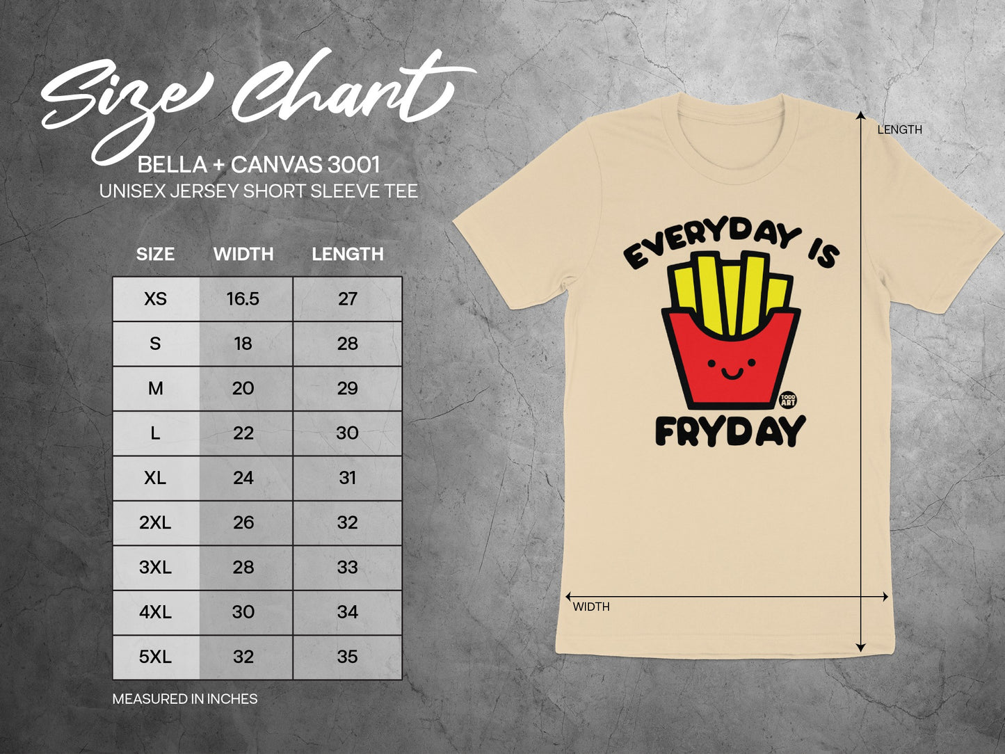 Everyday Is Fryday Unisex Jersey Short Sleeve Tee product