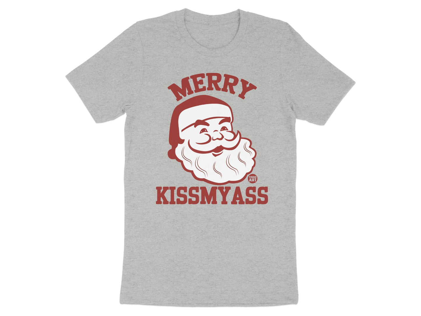 Merry Kissmyass Santa Claus T-shirt product type