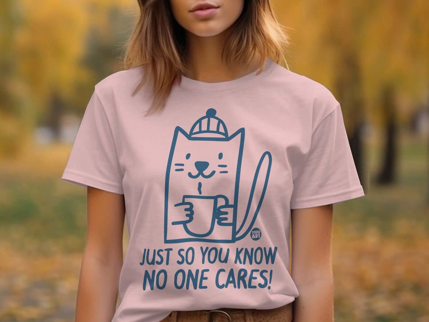 Just So You Know No One Cares Cat Shirt product