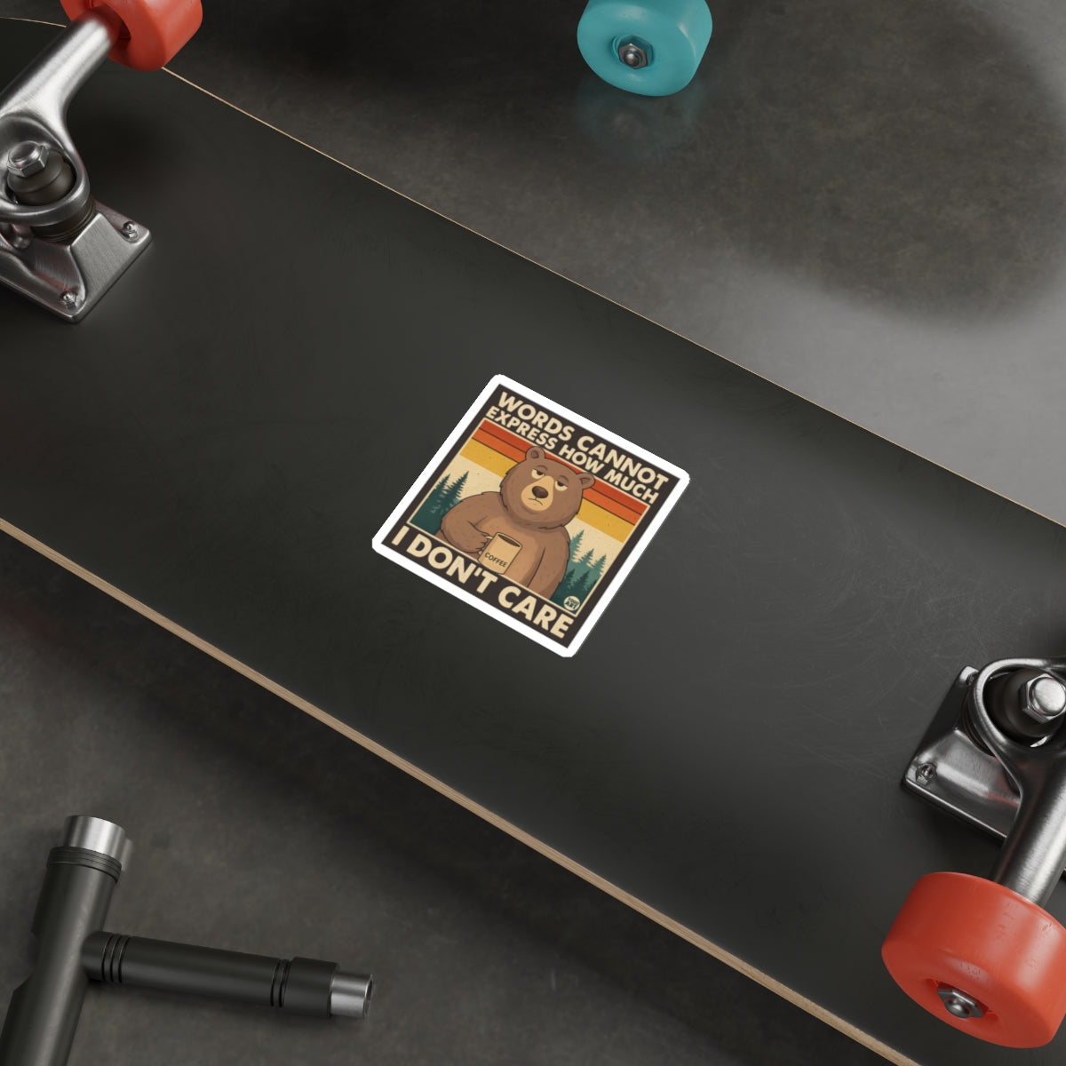 Words Cannot Express How Much I Don't Care Bear Coffee product type