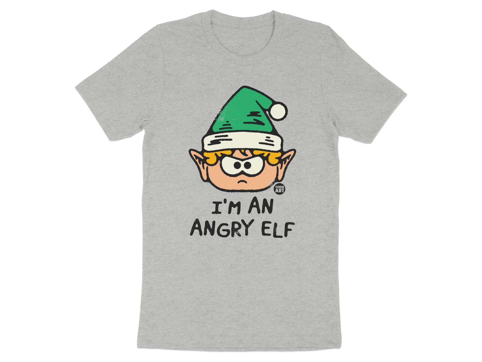 I'm an Angry Elf Graphic Tee Shirt