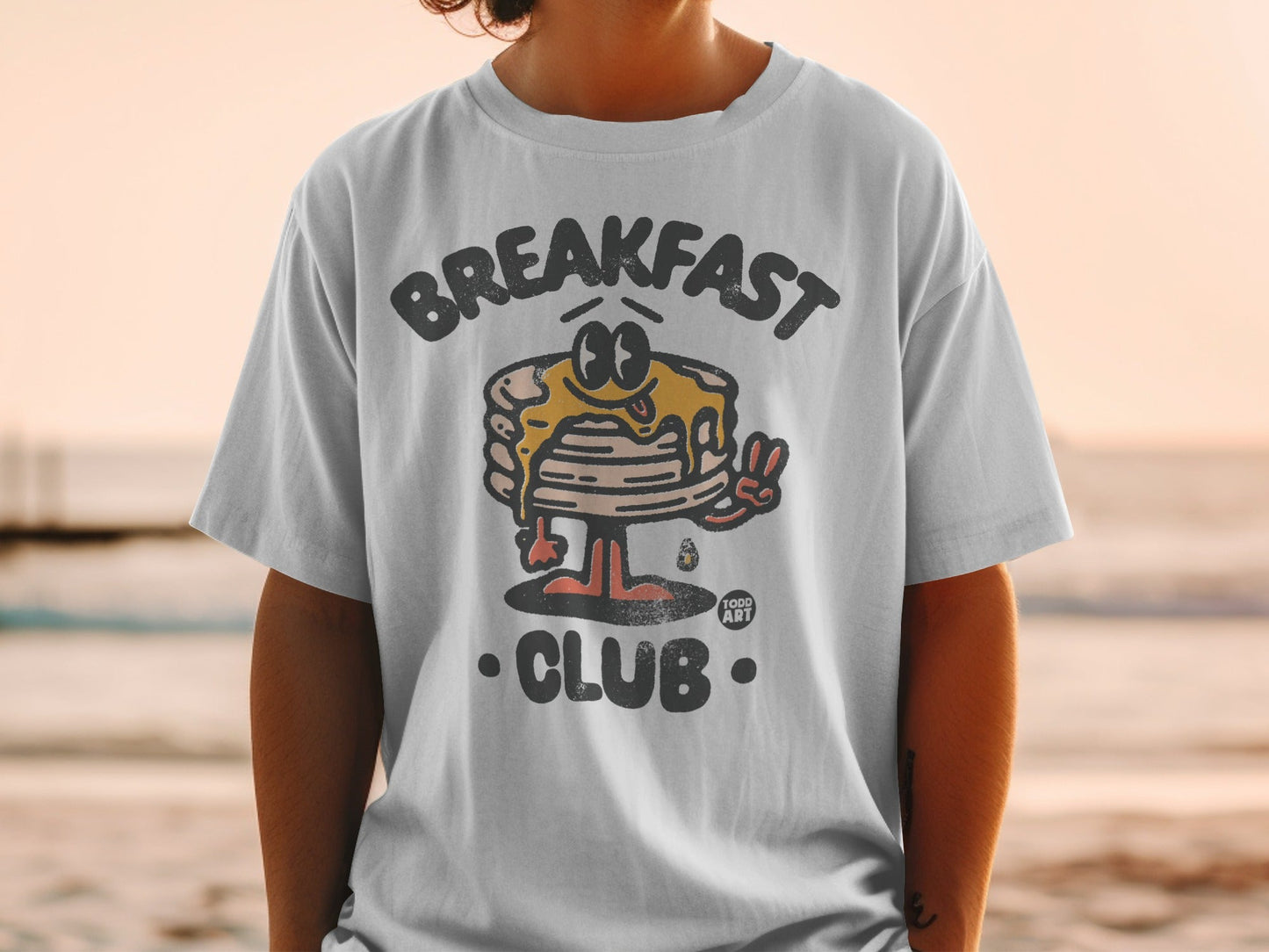 Breakfast Club Pancake Graphic T-Shirt Product