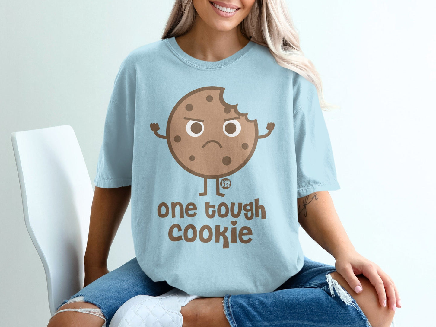 One Tough Cookie Graphic Tee for Fun Casual Style