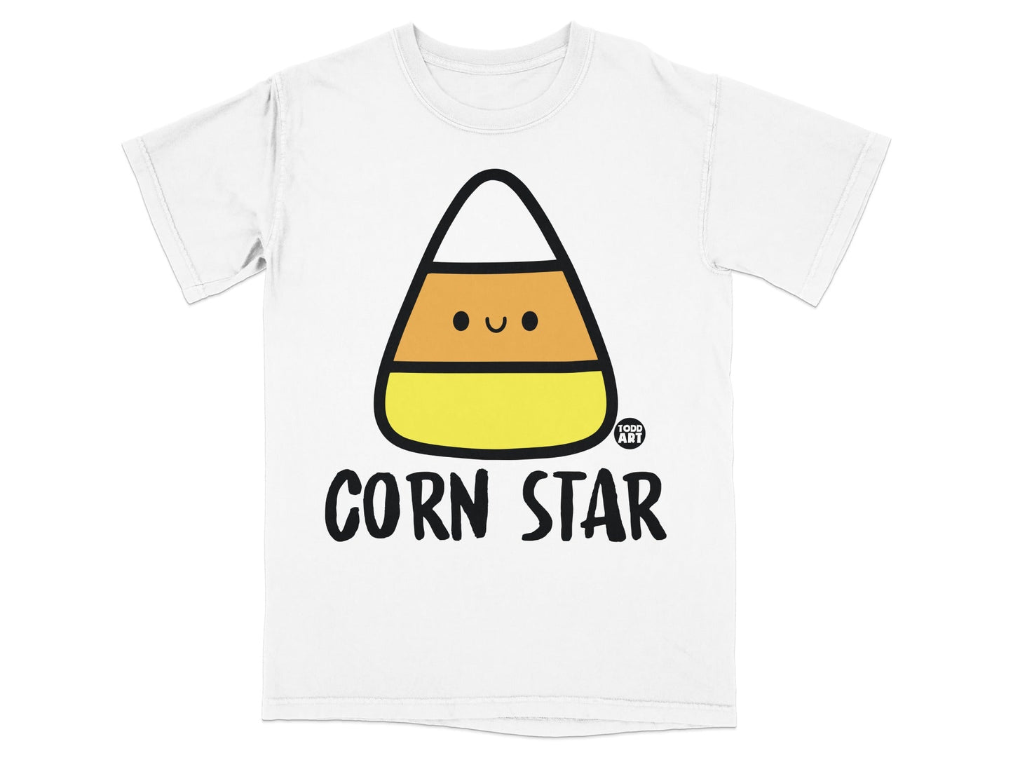 Fun Corn Star Candy Corn Graphic T-Shirt