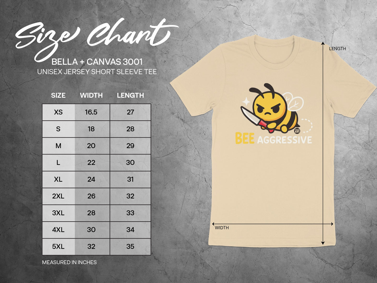 Bee Aggressive T-shirt Short Sleeve Tee