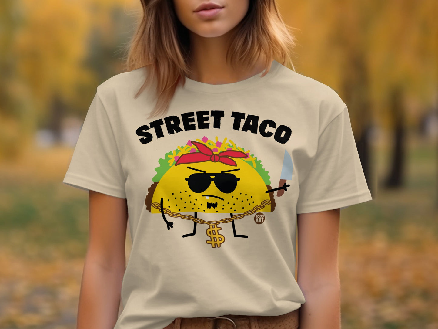 Cool Street Taco Graphic T-shirt for Fun Casual Style