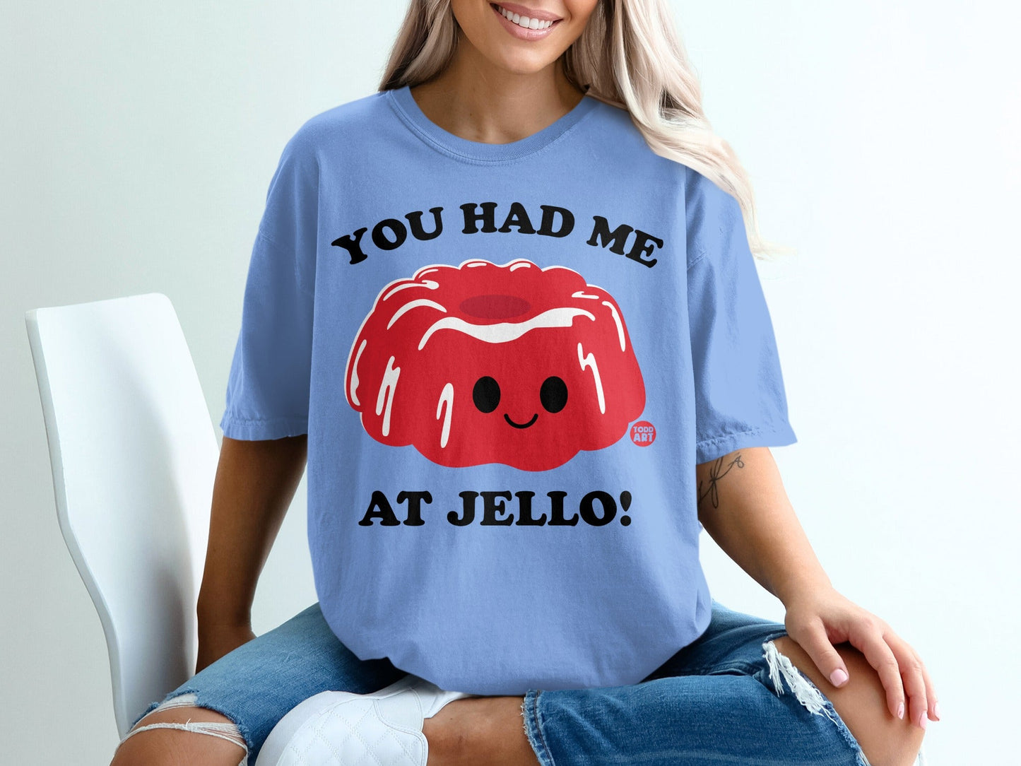You Had Me At Jello Cute Graphic Tee Shirt