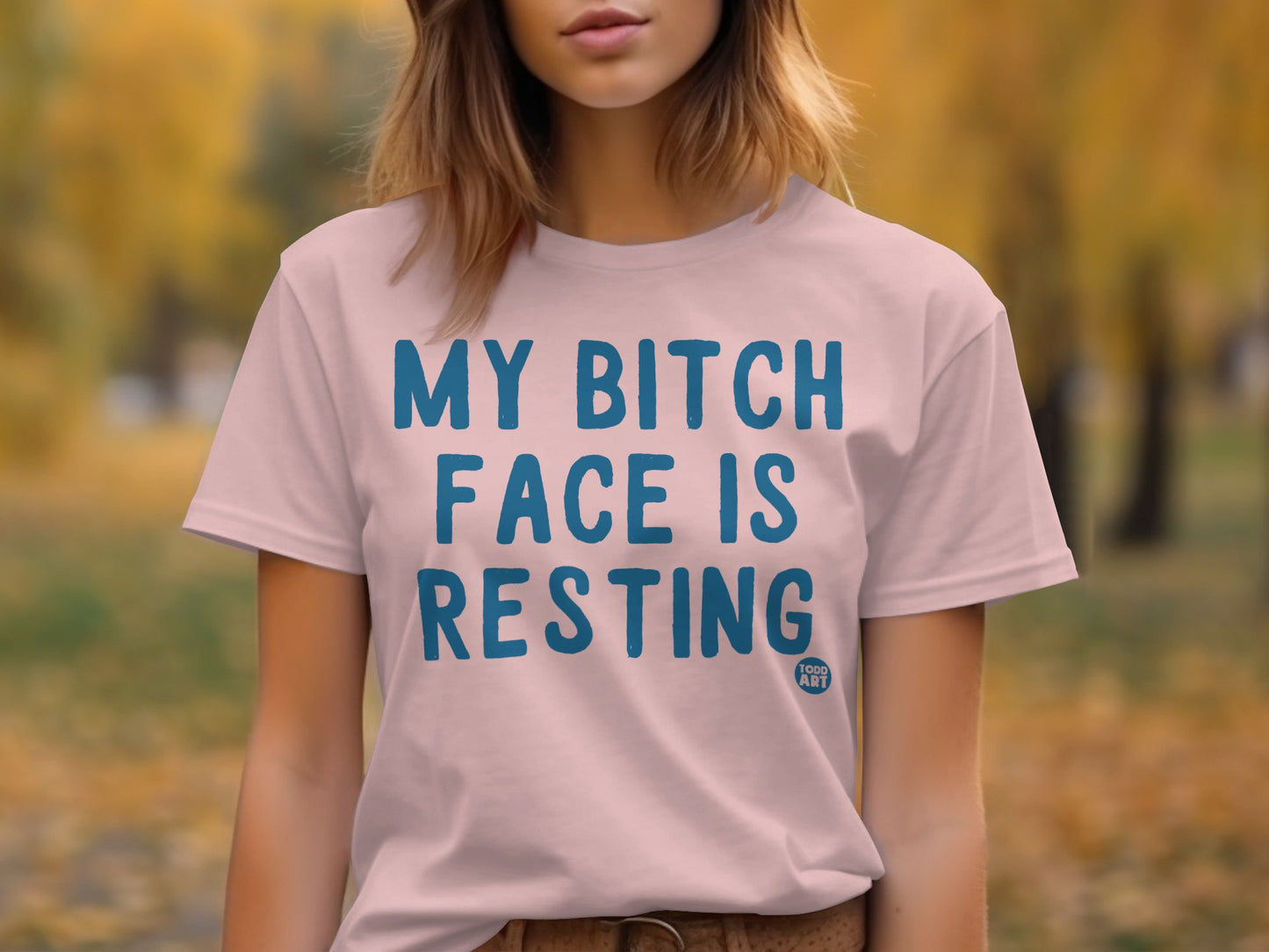 My Bitch Face Is Resting Graphic T-shirt product