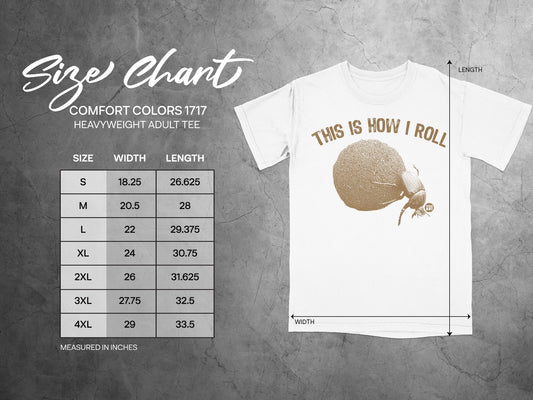 This Is How I Roll Heavyweight Adult Tee