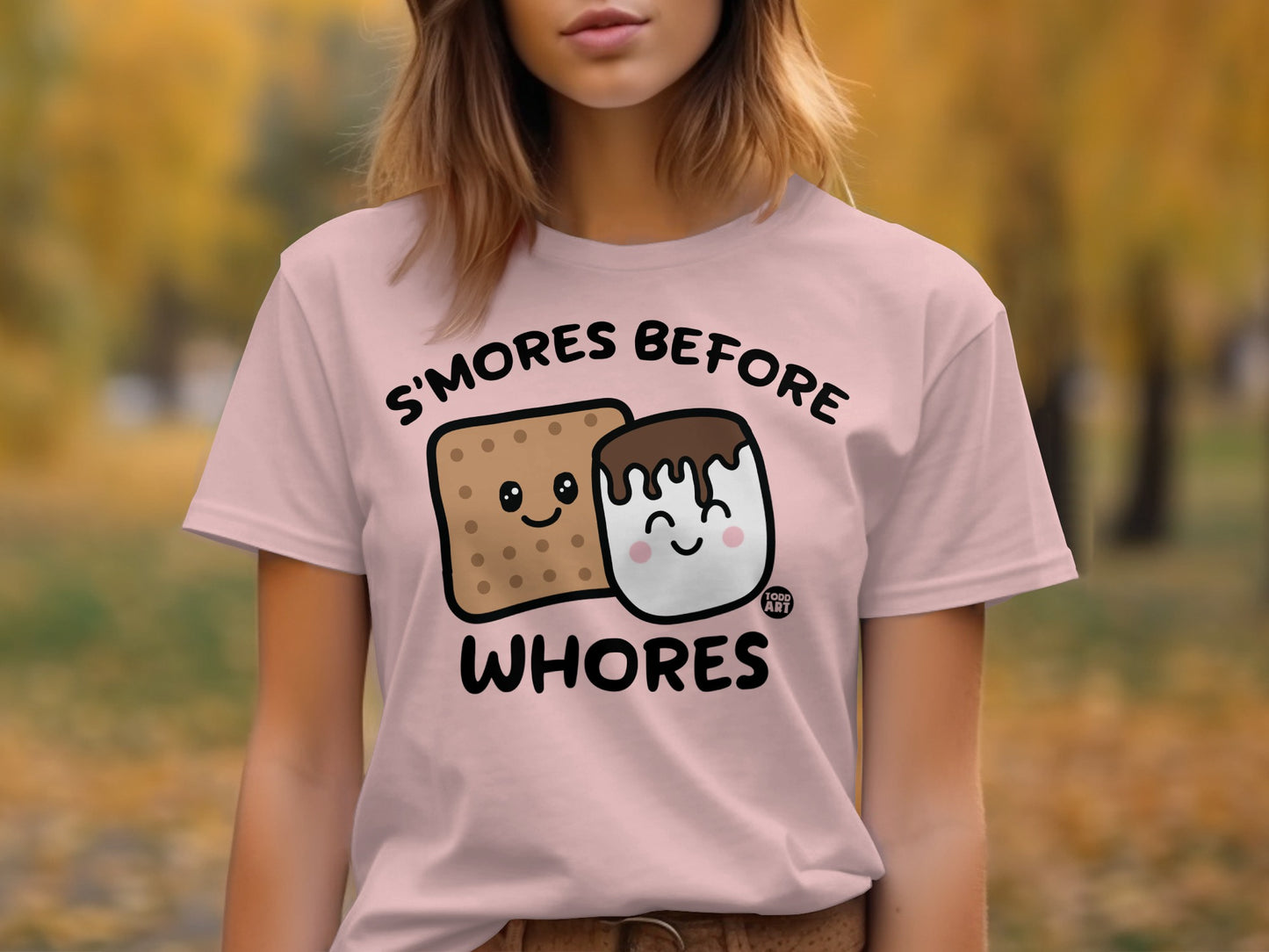 S'mores Before Whores Cute Funny Graphic T-Shirt