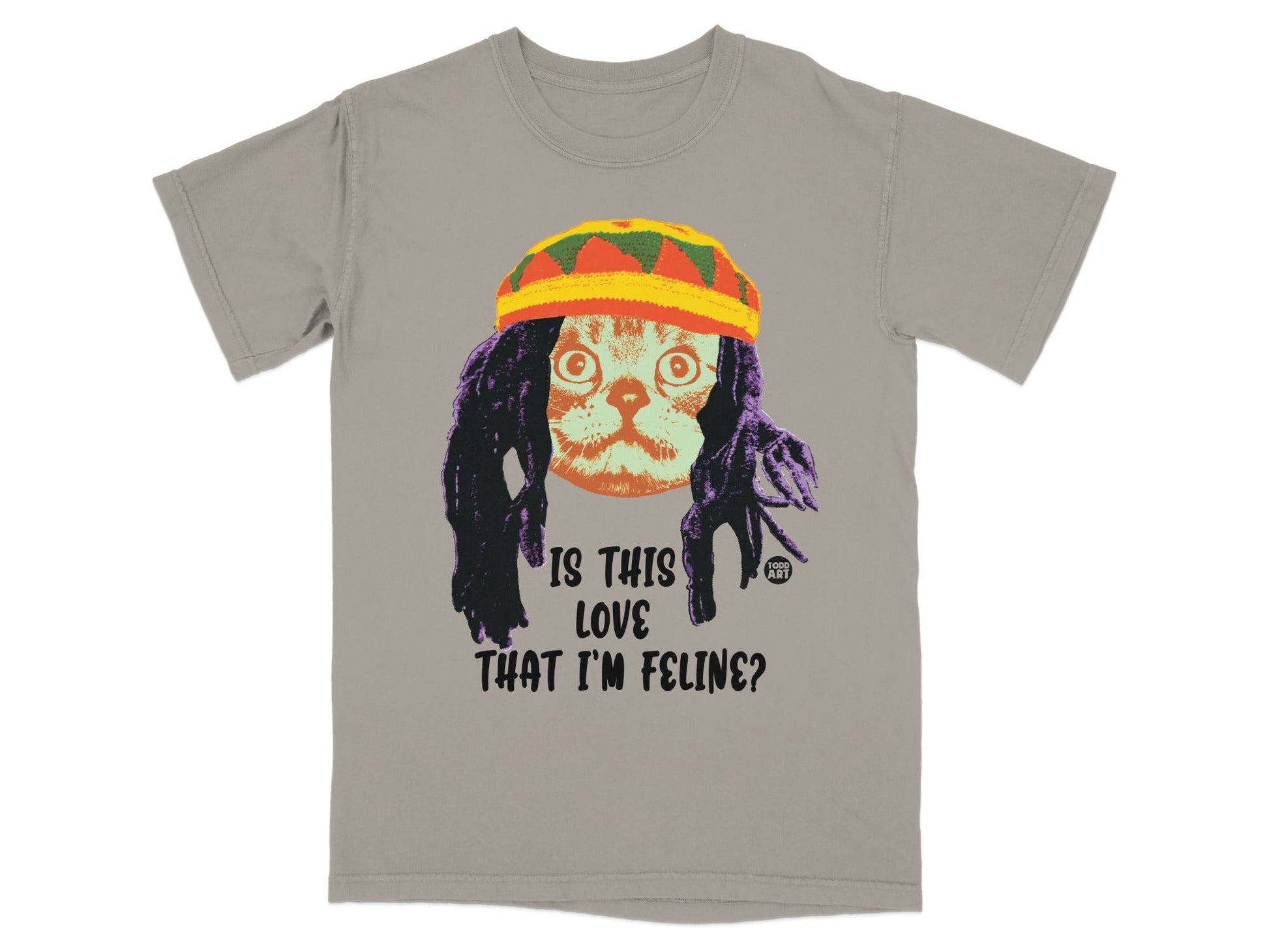 Is This Love That I'm Feline Cat Graphic T-Shirt