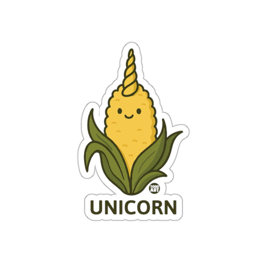 Corn Unicorn Cute Cartoon Illustration Funny Stickers