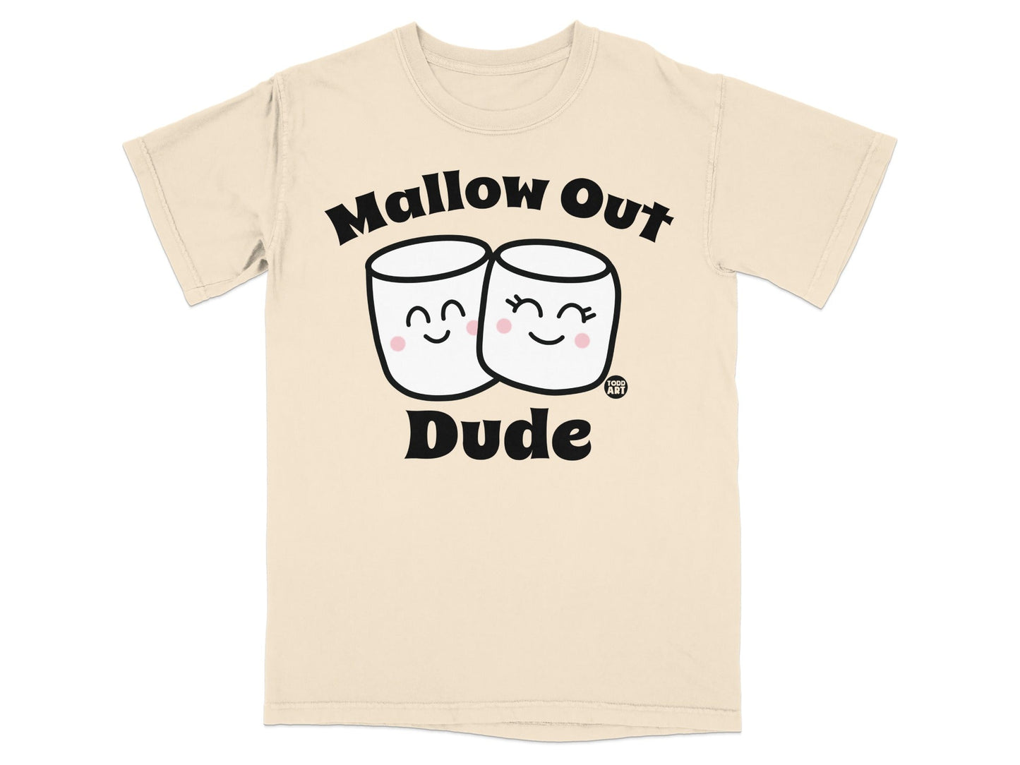 Mallow Out Dude Cute Graphic Cartoon T-shirt