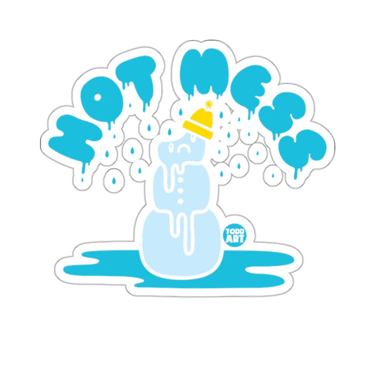 Sad Melting Snowman Yellow Hat NOT MESS product type