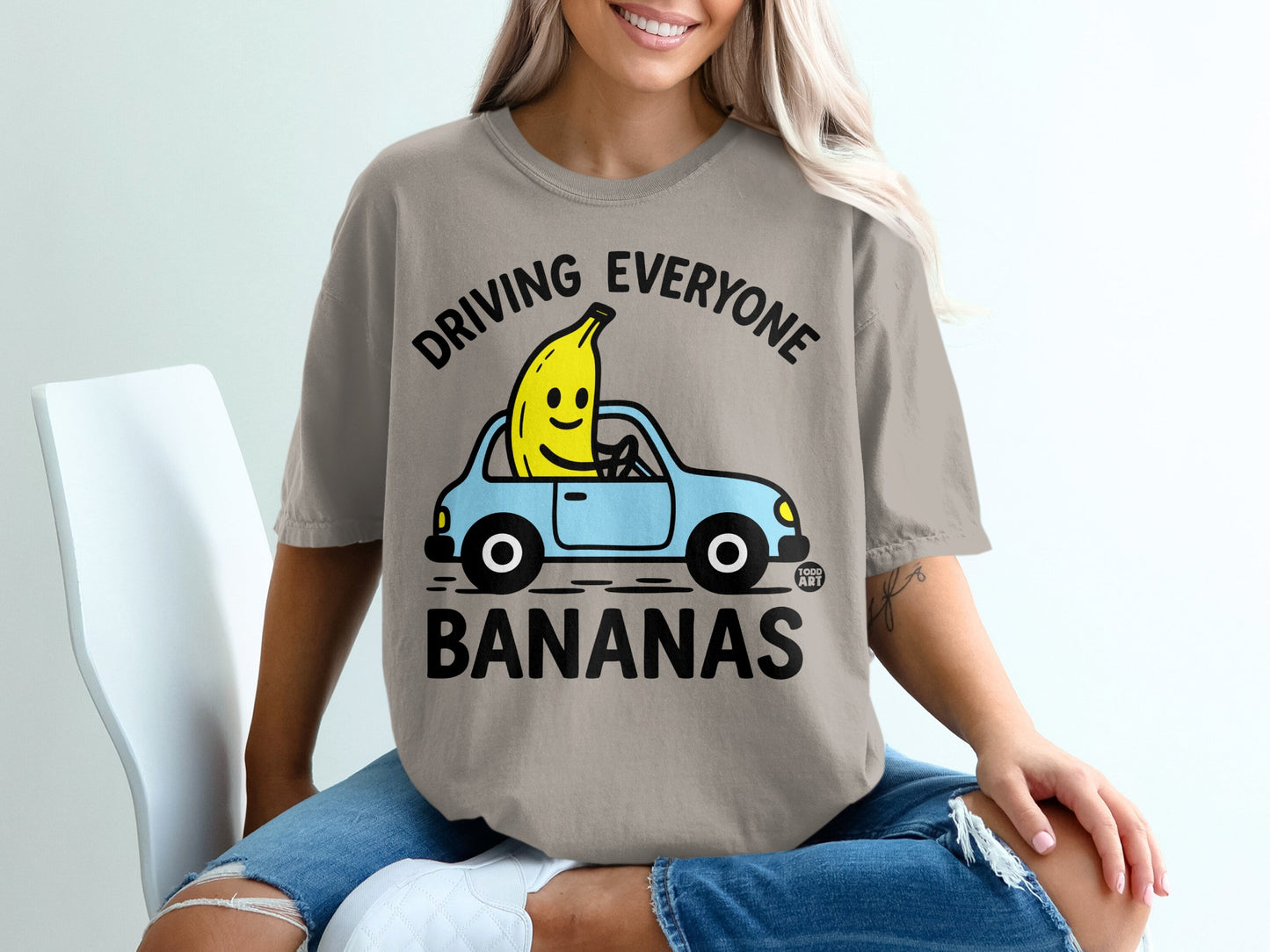 DRIVING EVERYONE BANANAS banana car design product type