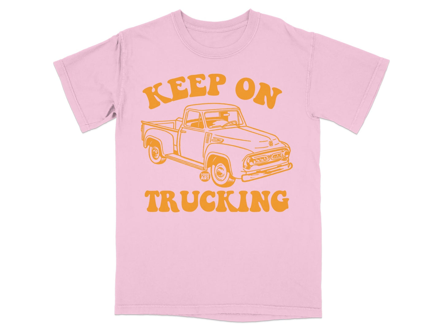 Keep on Trucking Graphic Tee Retro Style T-shirt