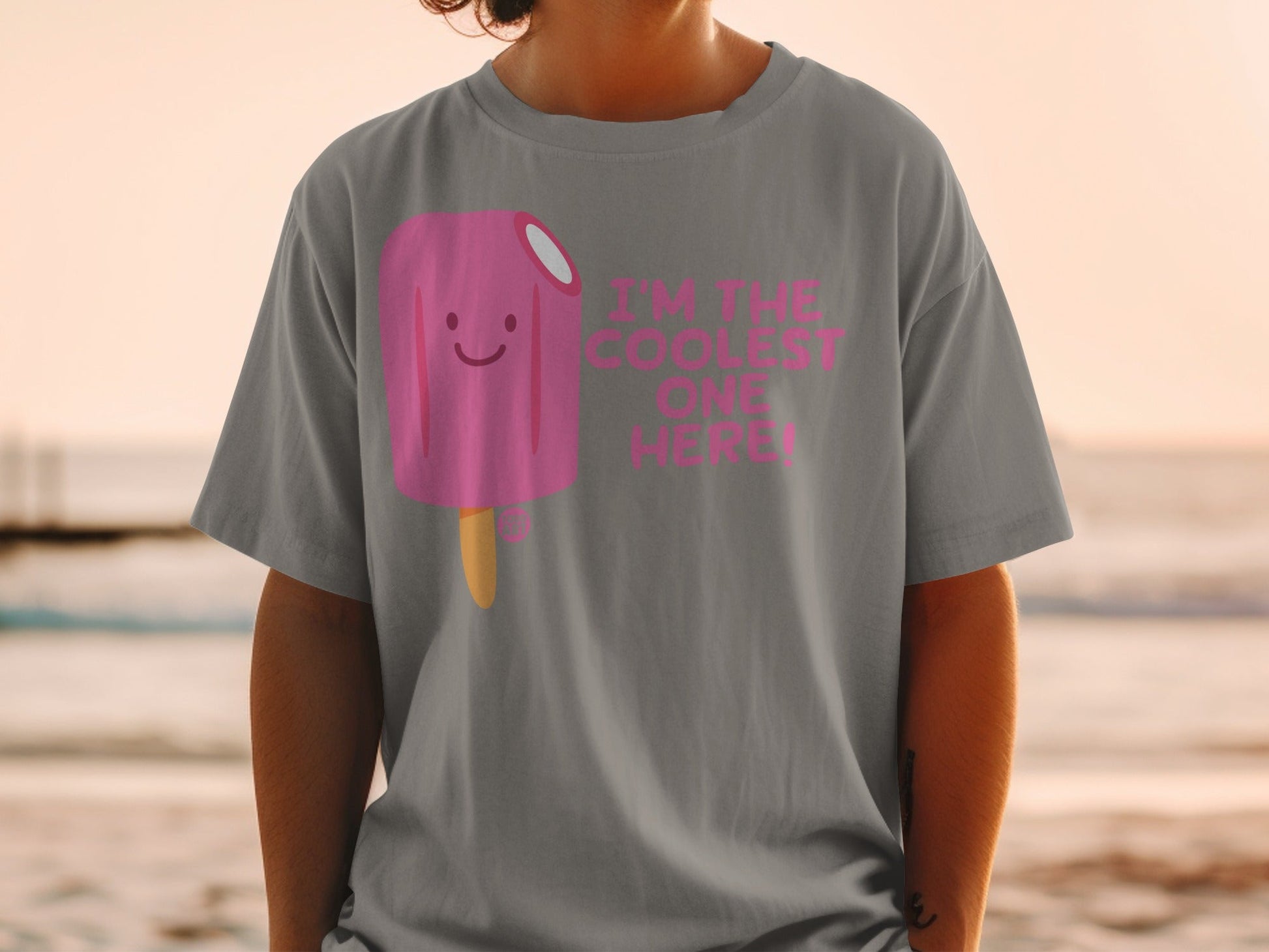 I'm The Coolest One Here Popsicle Graphic T-Shirt