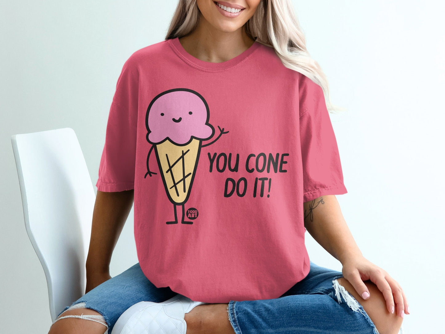 You Cone Do It Ice Cream Motivational T-shirt