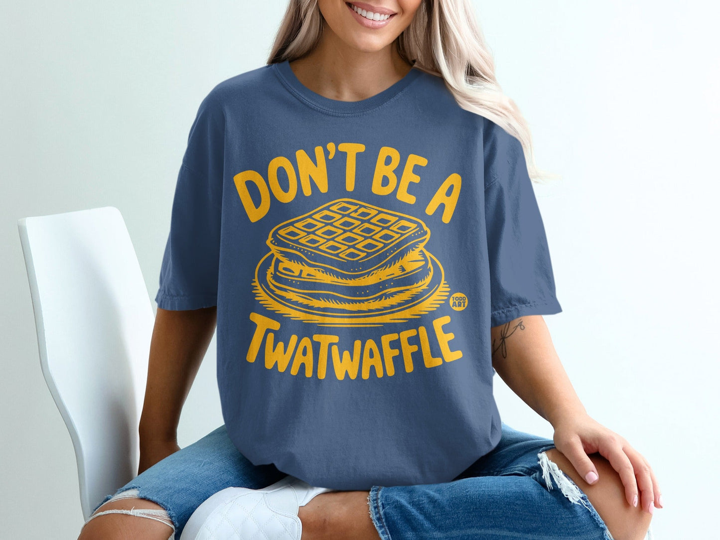Don't Be A Twatwaffle Graphic Tee Shirt for Casual Wear