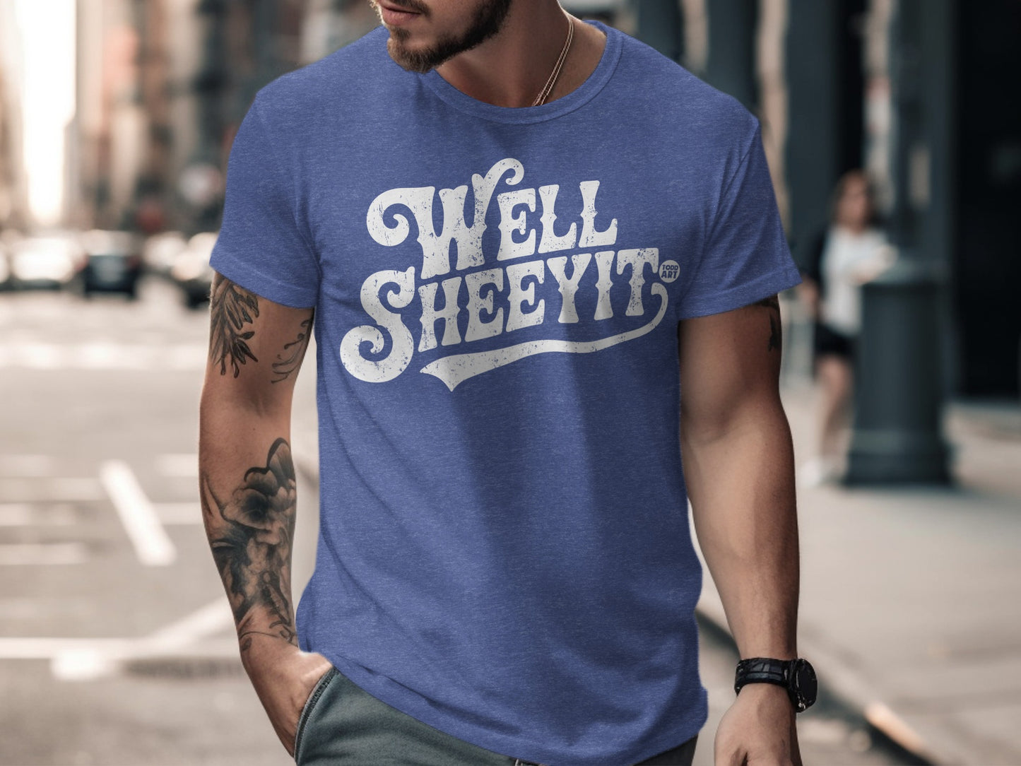 Blue Well Sheeyit Graphic Tee for Casual Wear