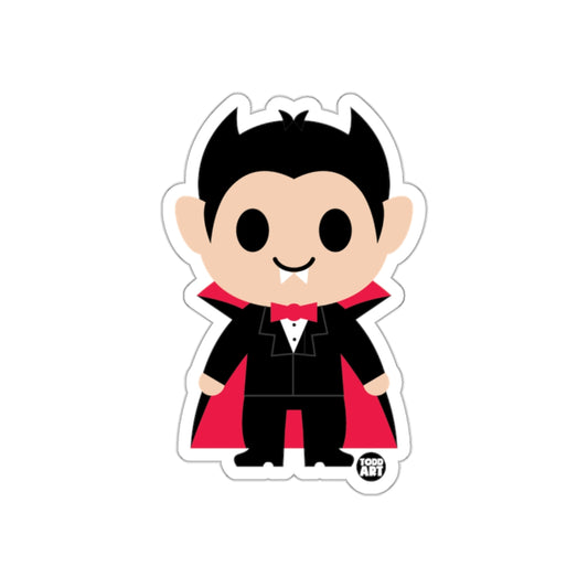 Cute Cartoon Vampire Character Todd Art Sticker