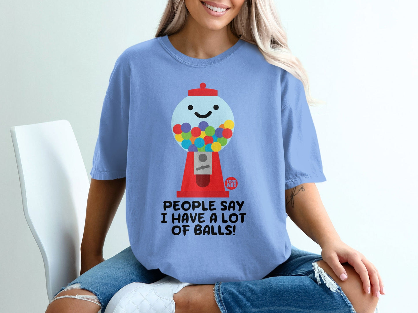 People Say I Have A Lot Of Balls Graphic Tee