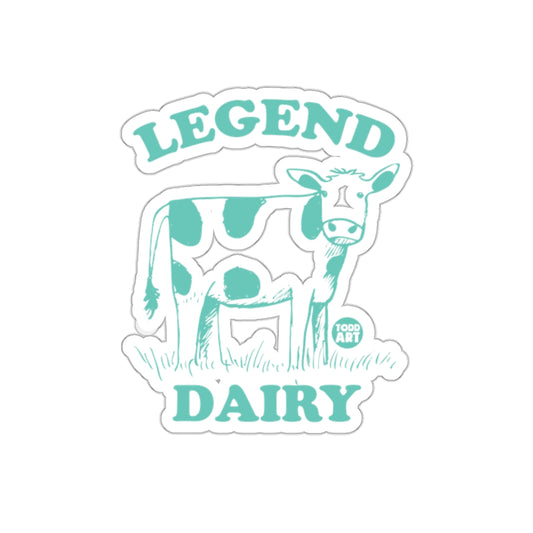 Funny Legend Dairy Cow Art Sticker Product