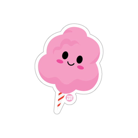 Cute Smiling Cotton Candy Cartoon Sticker Product