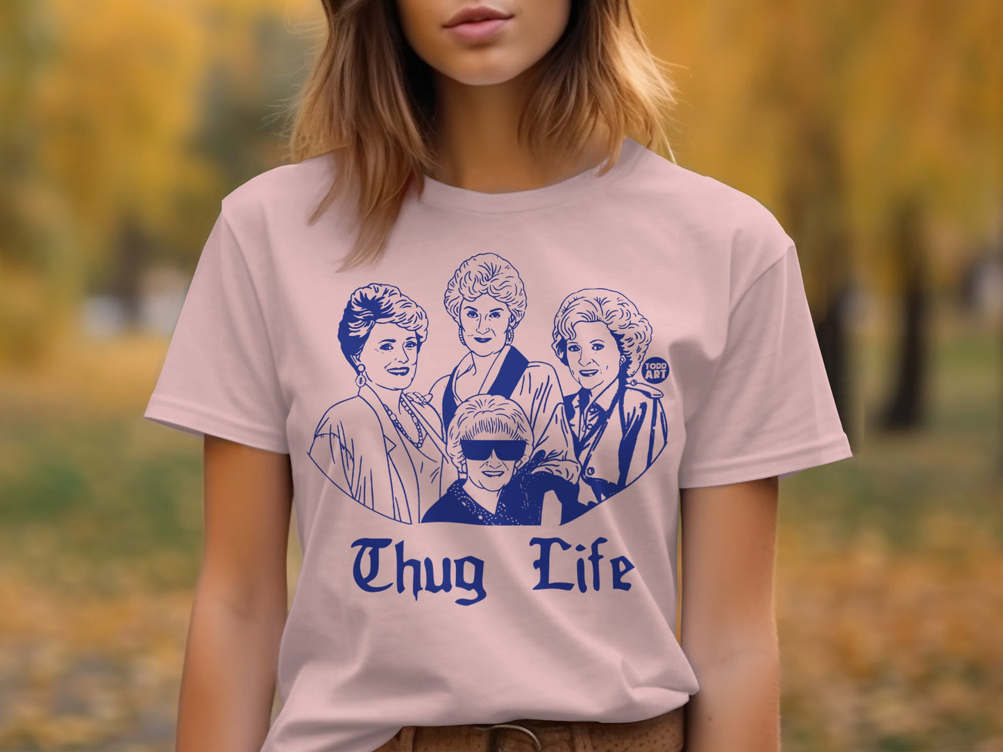 Thug Life Graphic Short Sleeve T-Shirt Product