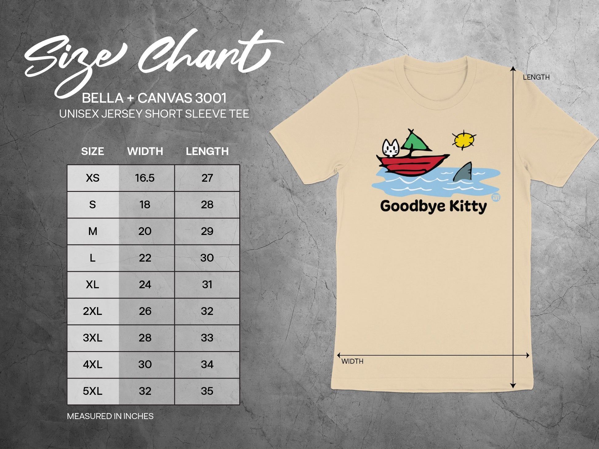 Goodbye Kitty Graphic Unisex Jersey Short Sleeve Tee