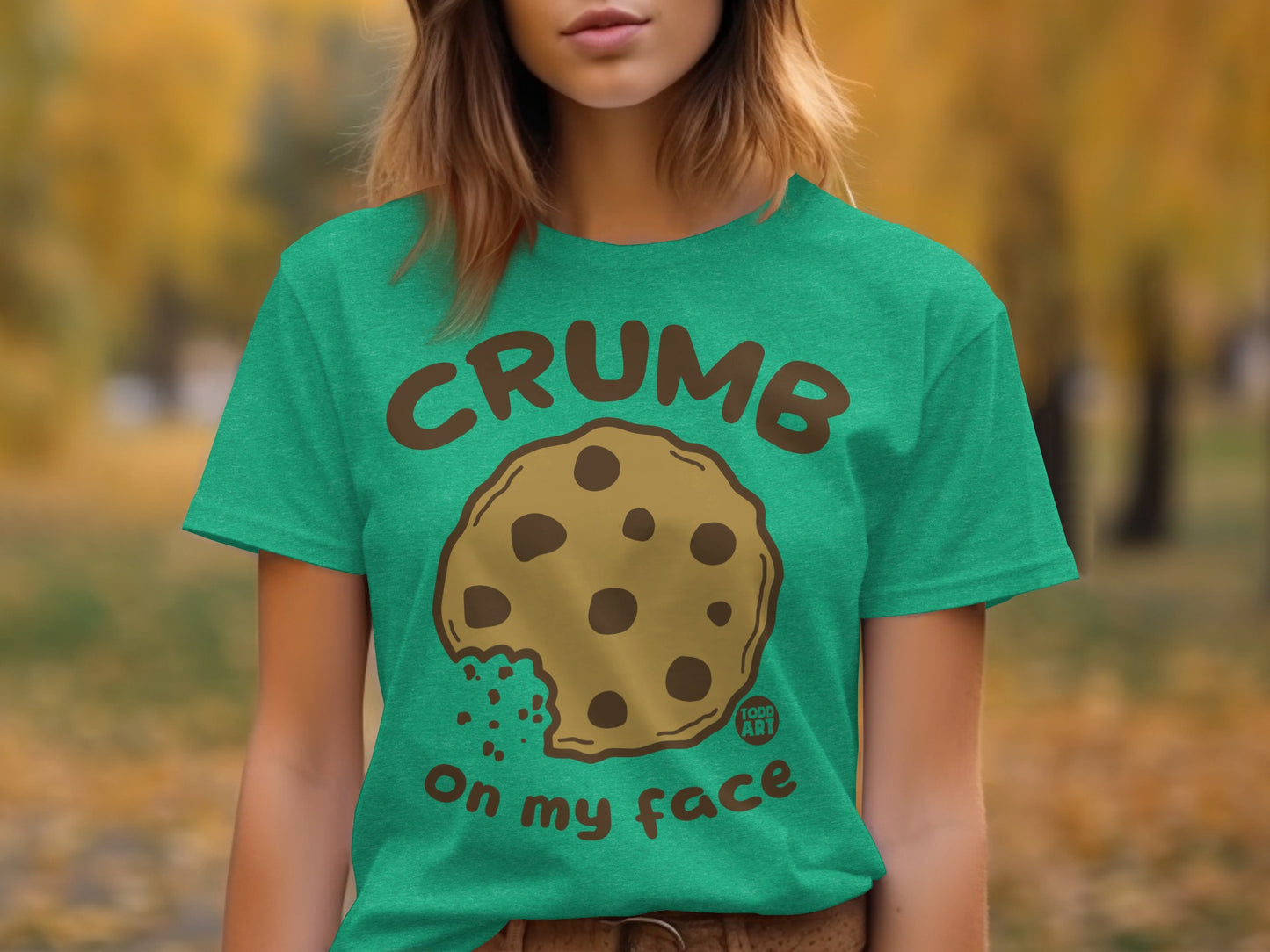 Crumb on My Face Cookie Graphic T-Shirt Product