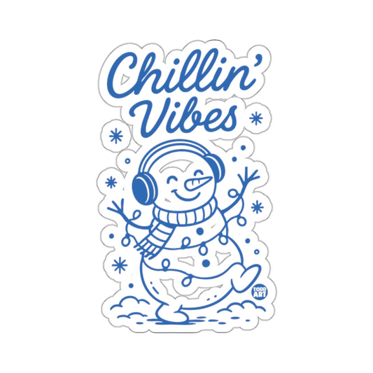 Chillin' Vibes Snowman Headphones Scarf Winter Fun product type