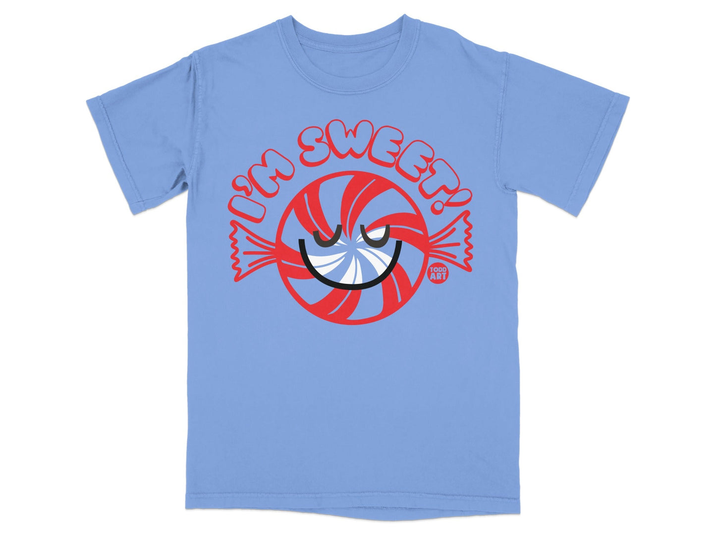 I'm Sweet! Cute Candy Graphic Tee Shirt Product