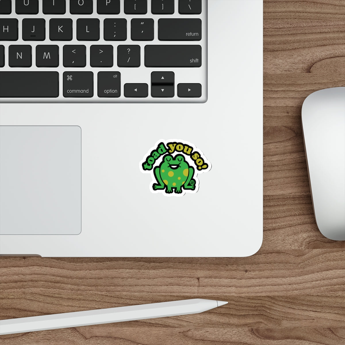 Funny Green Frog Toad You So Sticker product type