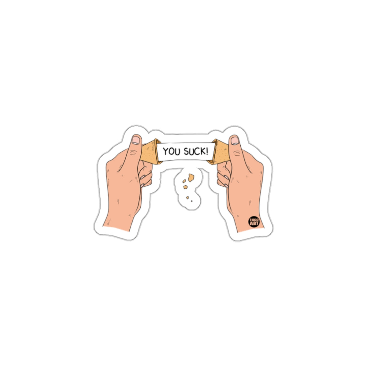 Funny You Suck Pull-N-Peek Sticker Product
