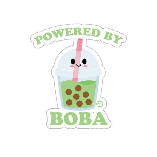 Cute Kawaii Powered By Boba Bubble Tea Sticker