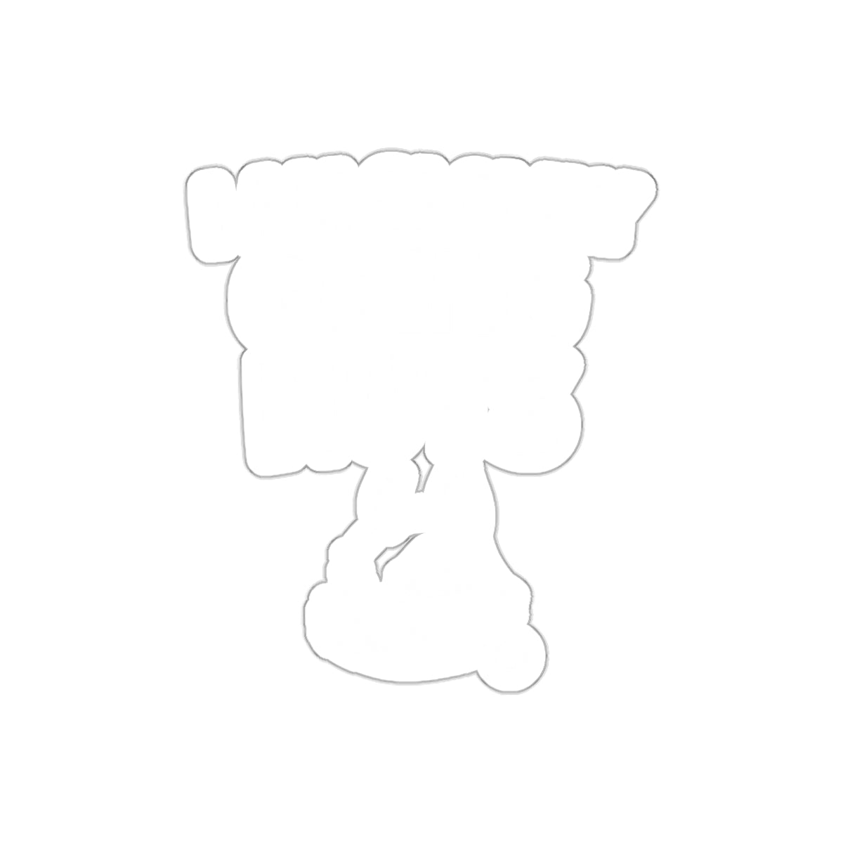 I Am Slowly Going Nuts Funny Squirrel Design Stickers