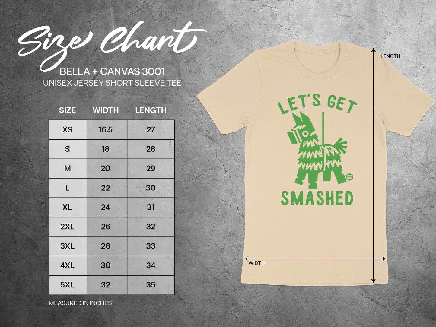 Let's Get Smashed Green Pinata Graphic T-Shirt product