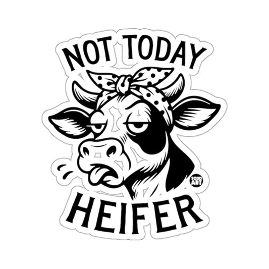 Funny Sarcastic Cow Head Bandana Not Today Heifer 