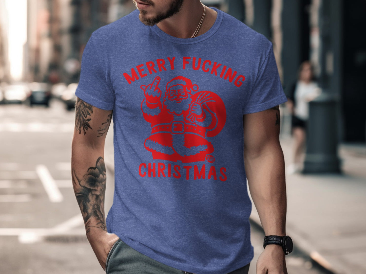 Merry Fucking Christmas Santa T-Shirt