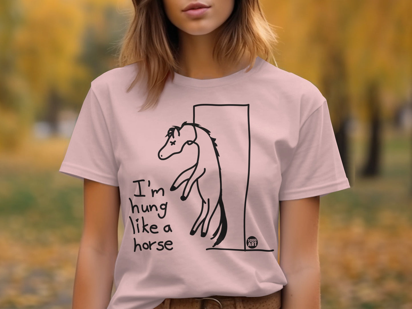 I'm Hung Like A Horse Graphic T-shirt product