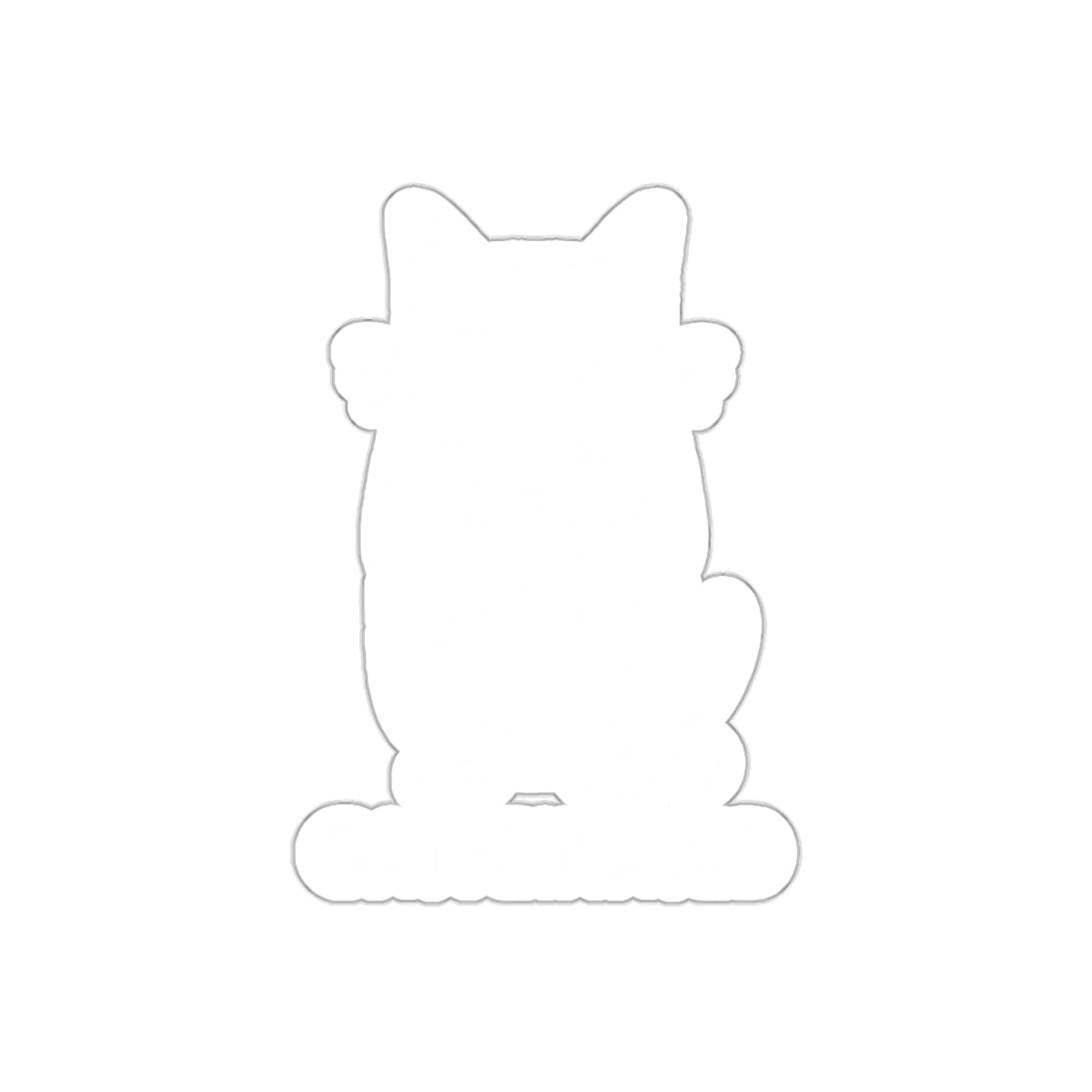 Cat Holding Coffee Cup Todd Art Catfeinated Design Stickers