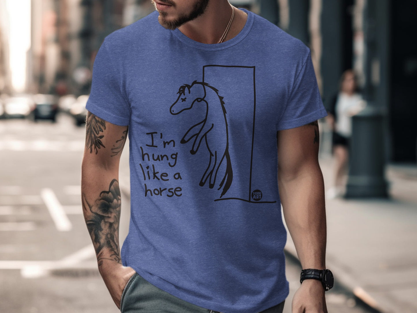 I'm Hung Like a Horse Graphic Tee Shirt product type