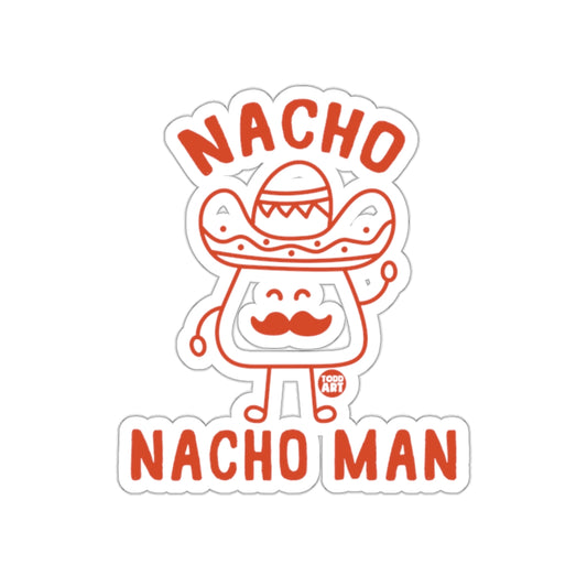 Lighthearted Nacho Nacho Man Character Sticker