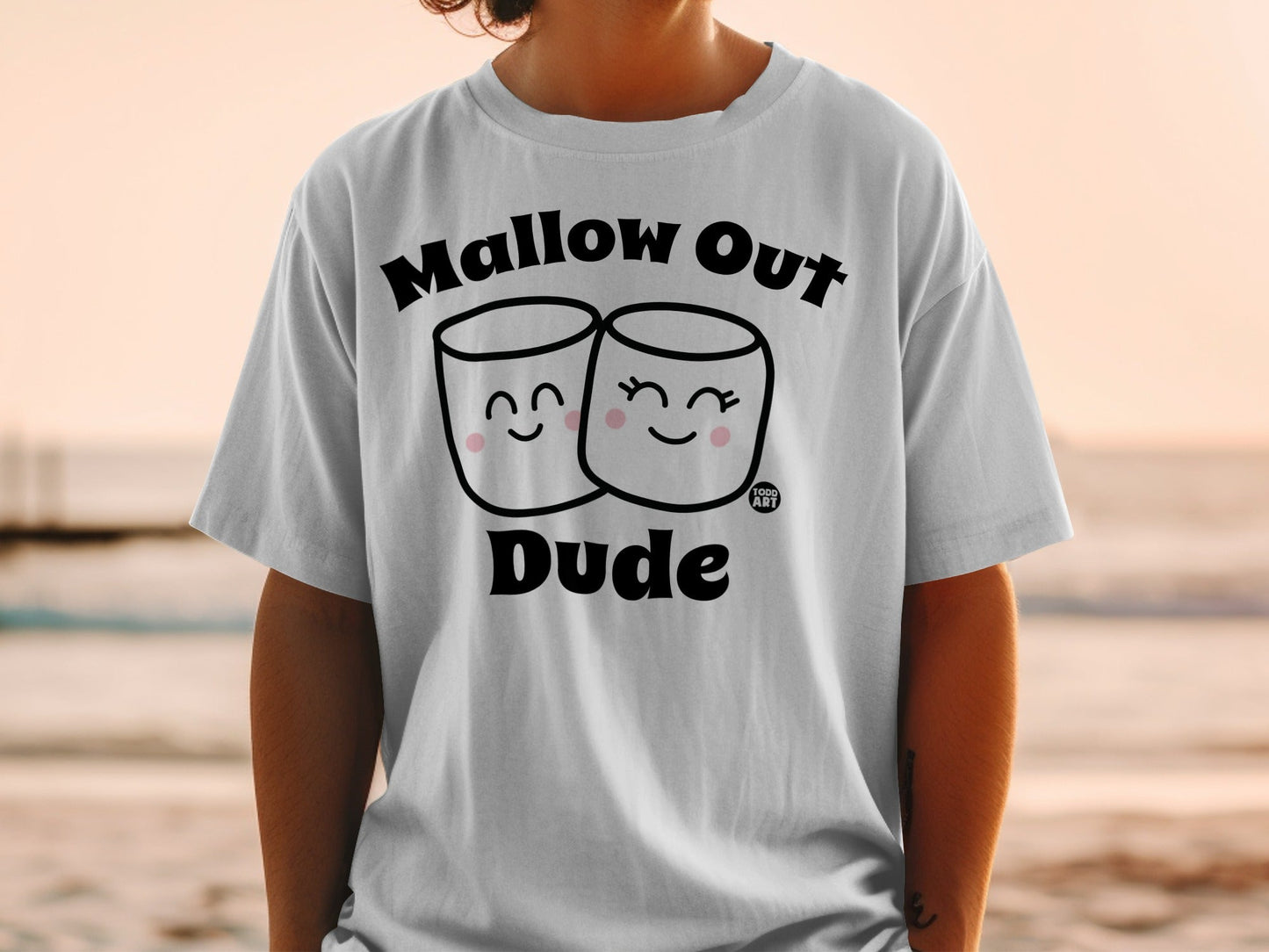 Mallow Out Dude Adorable Marshmallow Face T-Shirt