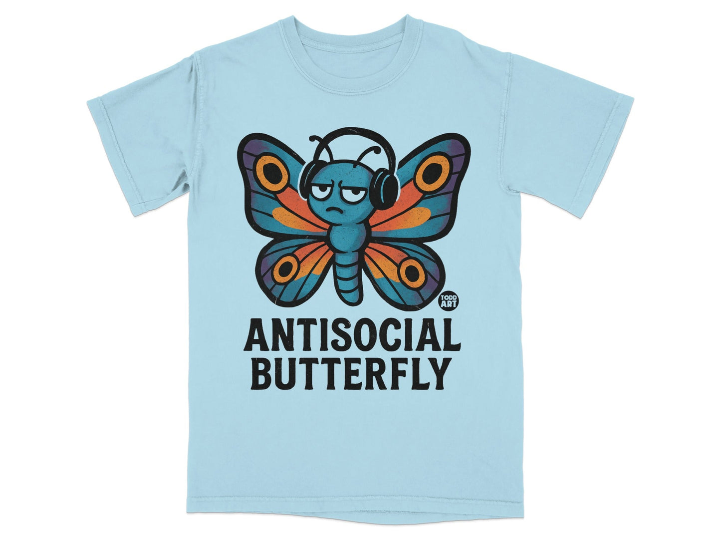 Antisocial Butterfly Graphic Tee for Unique Style