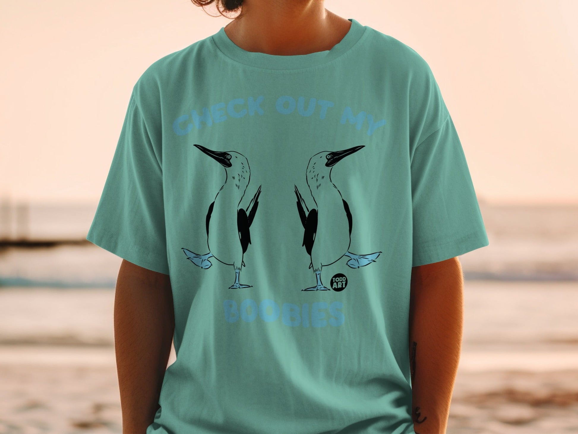 Check Out My Boobies Fun Graphic T-Shirt